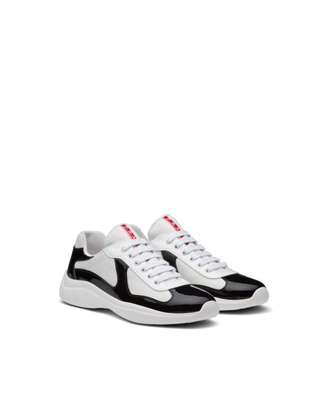 prada americas cup black and white|prada americas cup sneakers black.